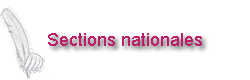 Sections nationales